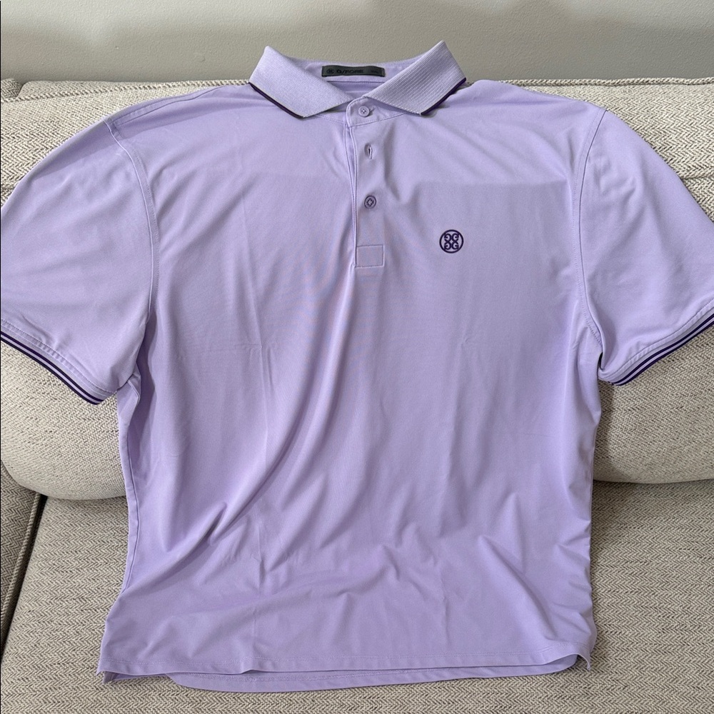 G/FORE Light Purple Polo Shirt